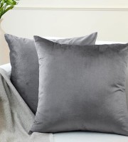 5Pcs Ash Grey Colour Chinese Preimum Velvet Cushion